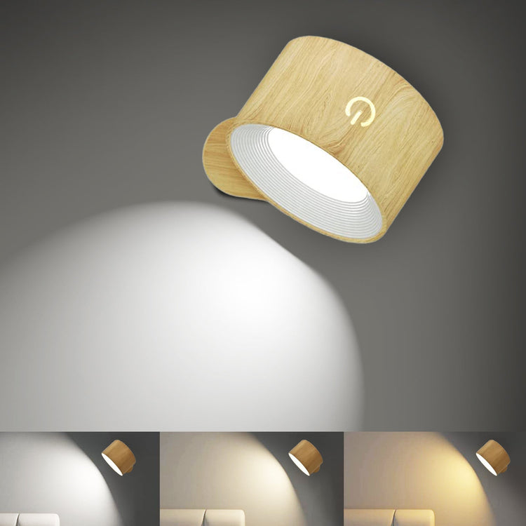 Rechargeable LED under closet light with magnetic base and touch control, 3 color modes