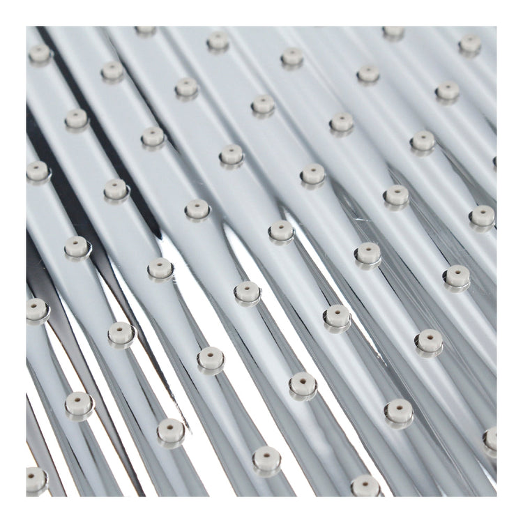 Fixed Shower Head with 20x20 cm ABS Square Design and Anti-Limescale Protection