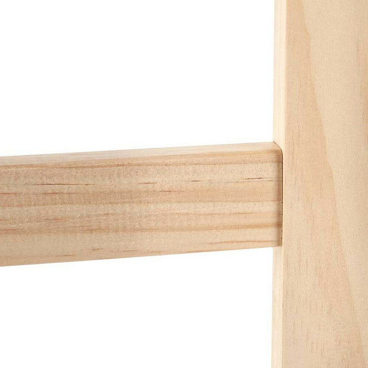 Wooden Towel Rail – Natural Pine Freestanding Rack for Bathroom