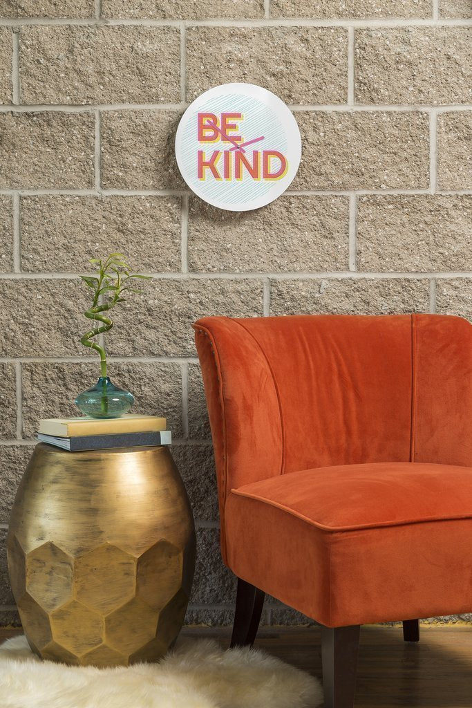 Be Kind Wall Clock – 12 inch decorative inspirational home décor