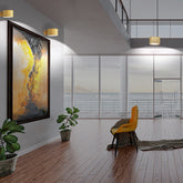 Rechargeable LED under closet light with magnetic base and touch control, 3 color modes