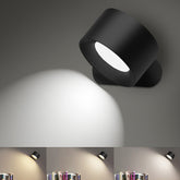 Rechargeable LED under closet light with magnetic base and touch control, 3 color modes