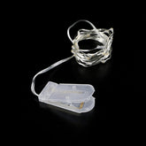 1M Copper Wire Battery Operated Fairy Lights with 10 Warm LEDs