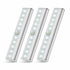 Stick-on motion sensor LED light bar with automatic detection, battery powered, 3 pack