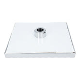 Fixed Shower Head with 20x20 cm ABS Square Design and Anti-Limescale Protection