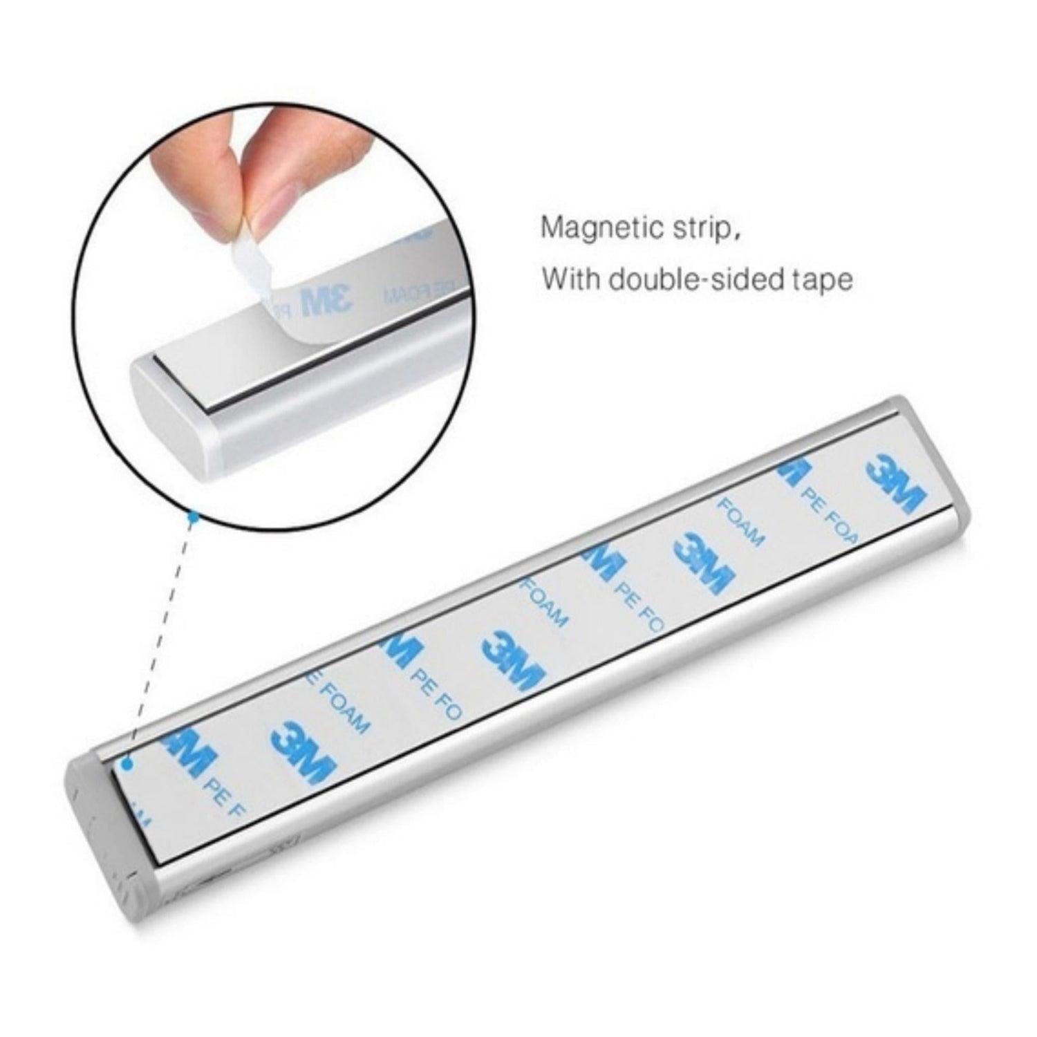 Stick-on motion sensor LED light bar with automatic detection, battery powered, 3 pack