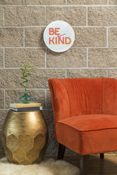 Be Kind Wall Clock – 12 inch decorative inspirational home décor