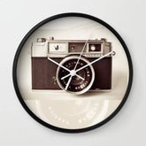 Camera Wall Clock – Vintage Camera Design for Home Decor