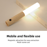 Portable Rechargeable Motion Sensor Night Light with USB Charging and PIR Detection